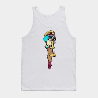 The reflection of African tribe Tank Top